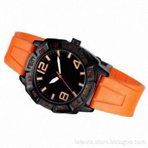 Jelly Silicone Sports Watches with CE and RoHS Marks, Available in Many Colors